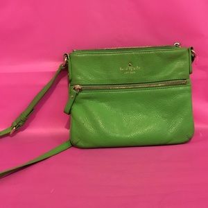 Green Kate Spade crossbody